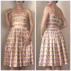 Bernie Dexter Lipstick Print Chelsea Dress